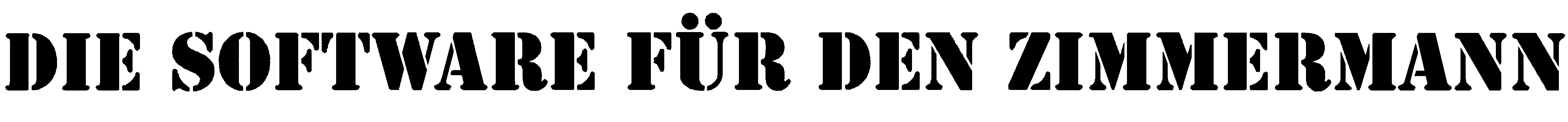 ZIMMERER - Die Software f&uuml;r den Zimmermann